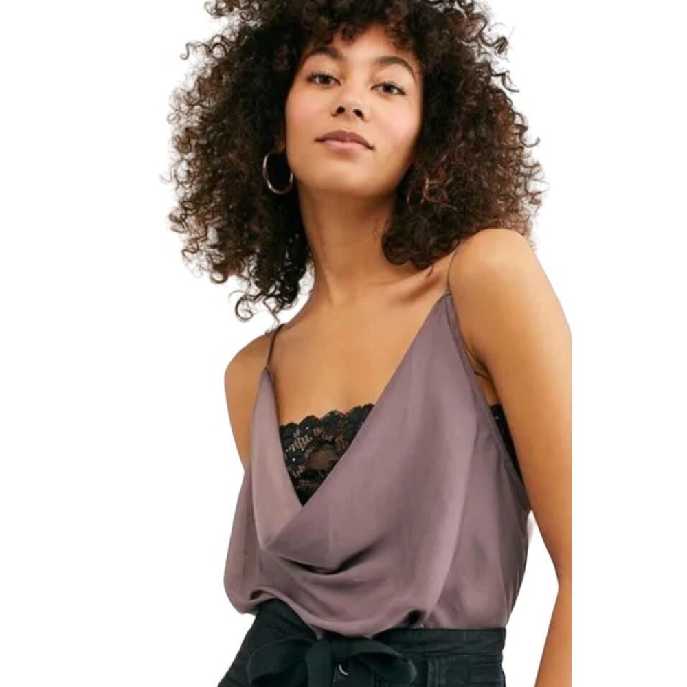 Free People Purple Bodysuit